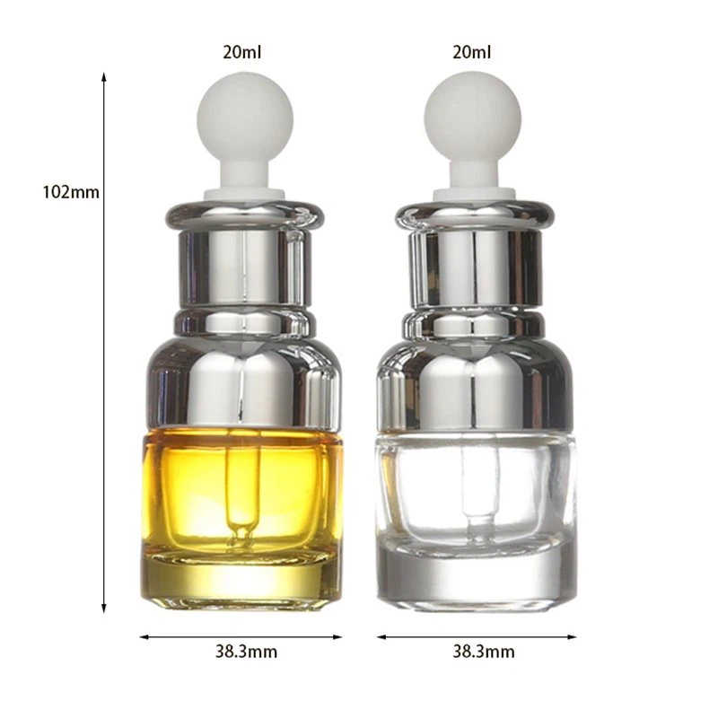 colored dropper bottles